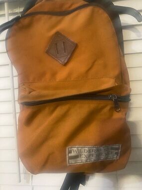 Wilderness experience vintage book bag